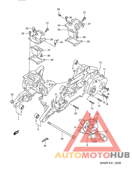 Картер двигателя