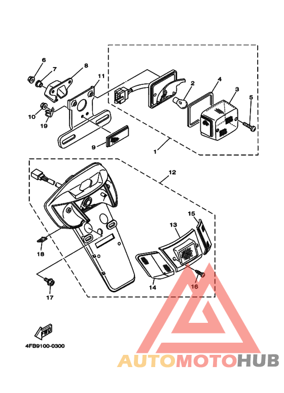 Taillight unit ass`y