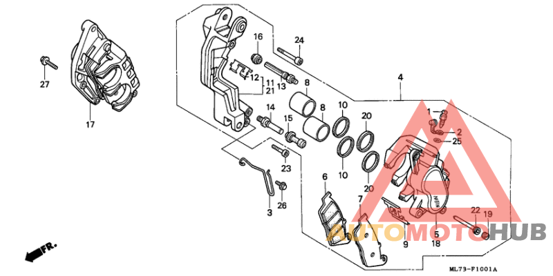 Передний суппорт
