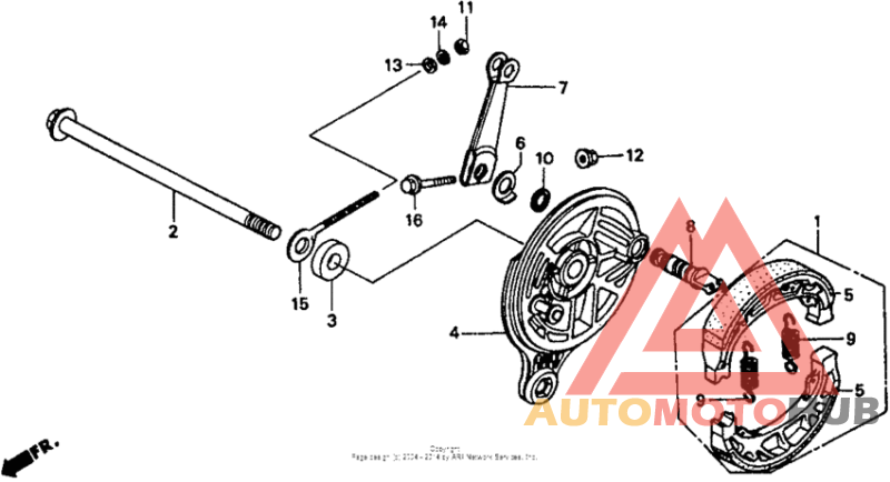 Задний тормоз
