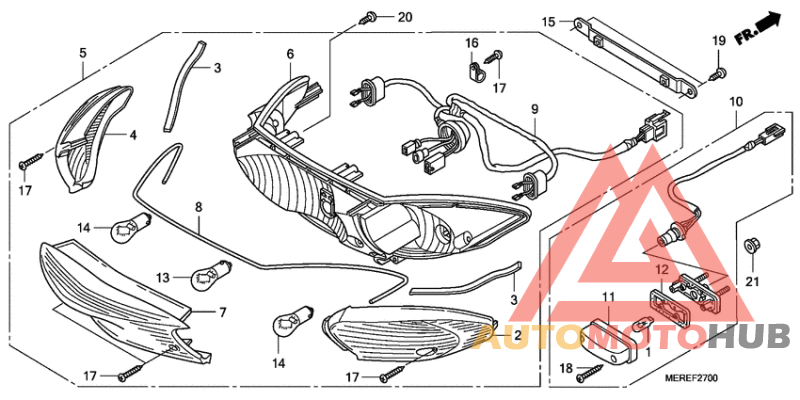 Задний фонарь