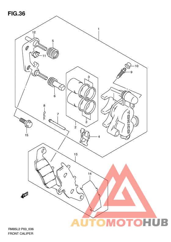 Передний суппорт