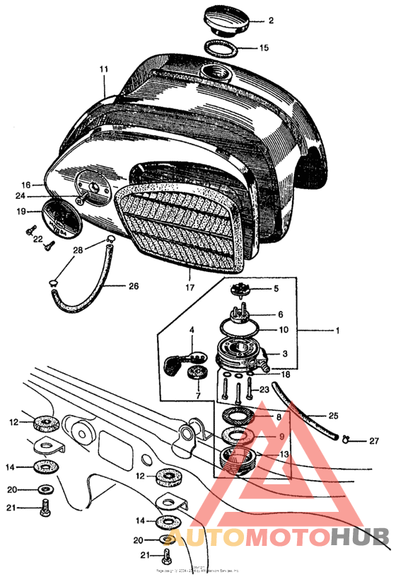 Ca160 fuel tank