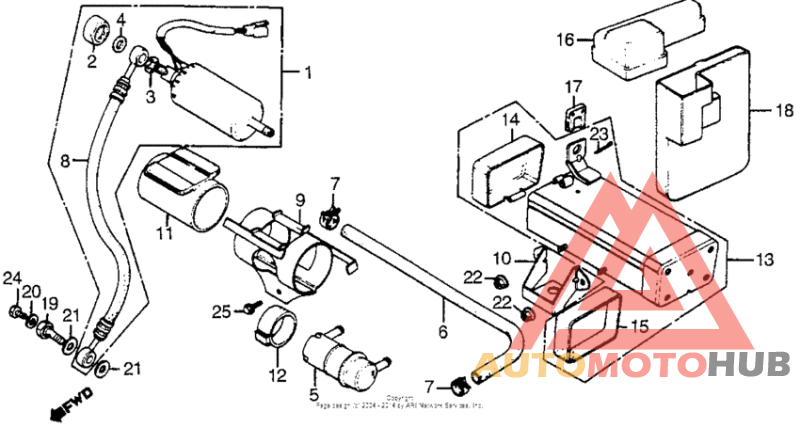 Fuel pump + tool box