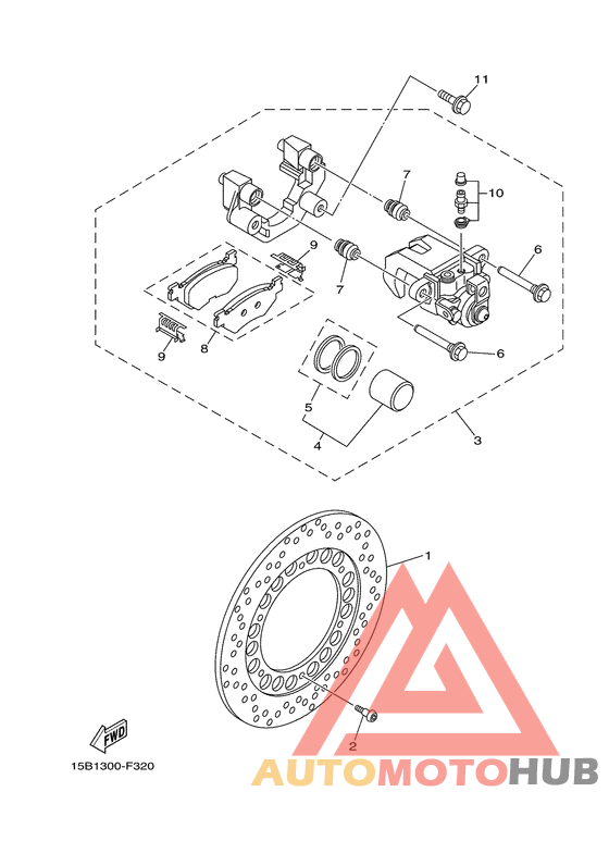 Задний суппорт