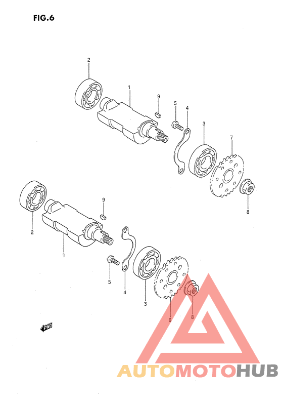 Балансир кривошипа