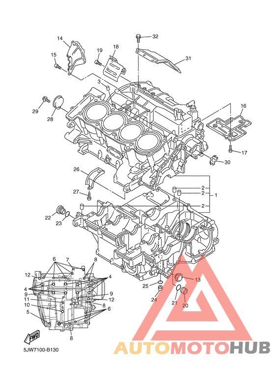 Картер двигателя