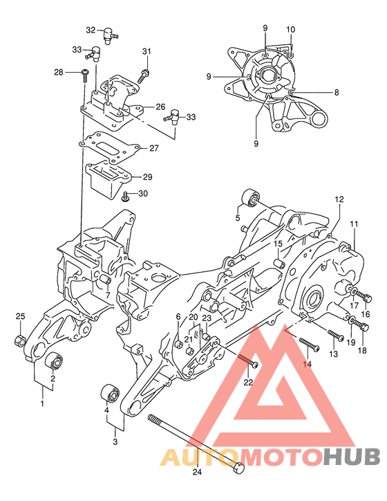 Картер двигателя