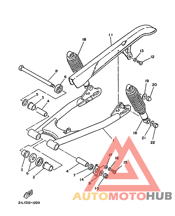 Rear arm. suspension