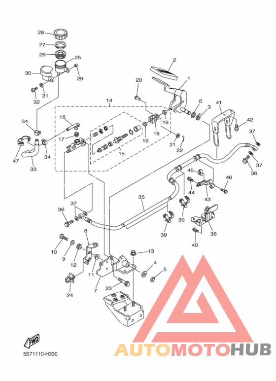 Задний торм цилиндр