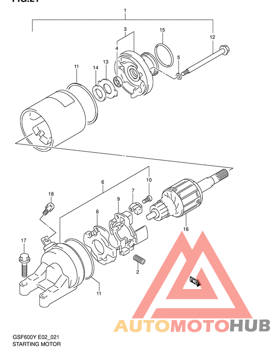 Стартерный мотор