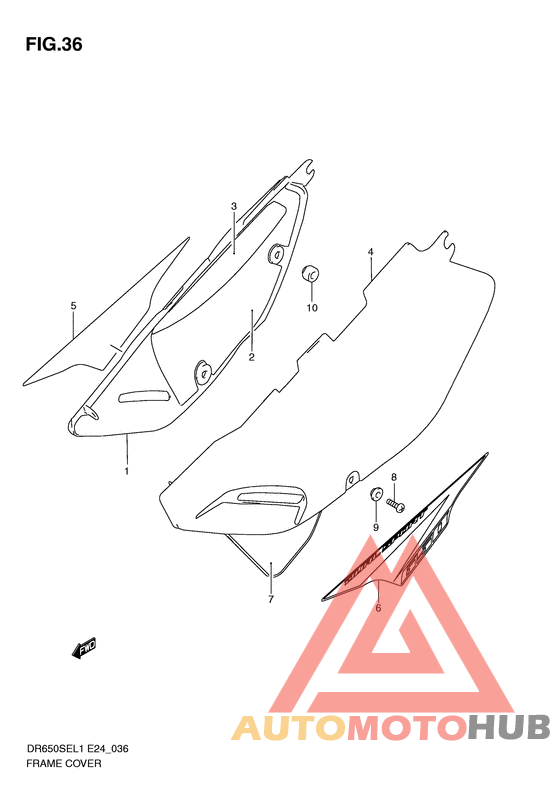 Обтекатель задний