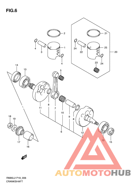 Вал коленчатый
