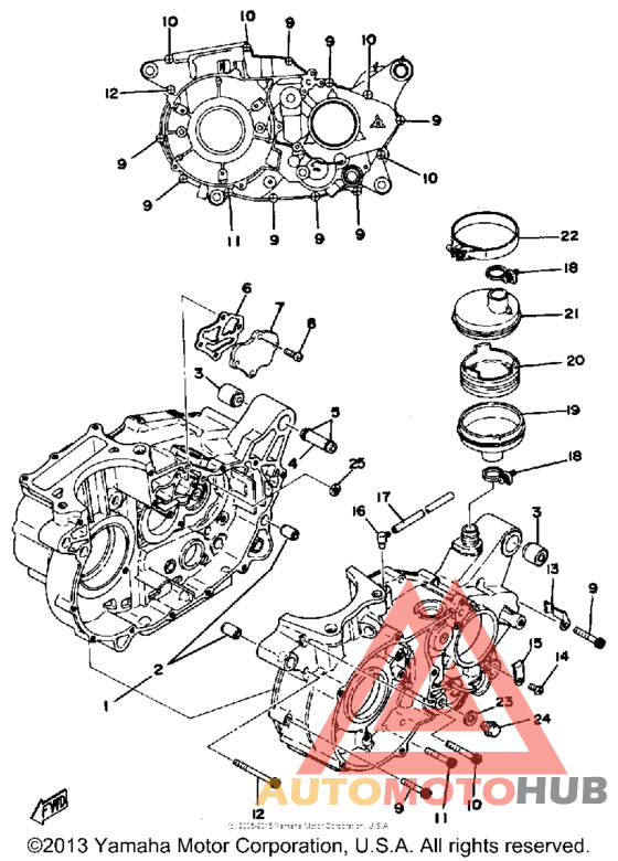 Картер двигателя
