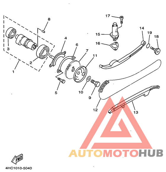 Camshaft. chain