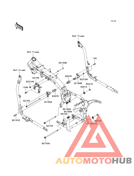 Крепление двигателя