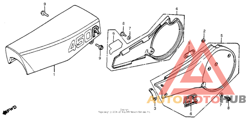 Seat + side cover 81