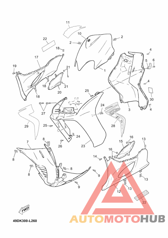 Щиток облицовочный