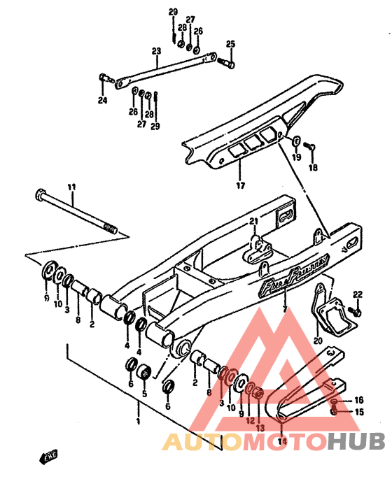 Маятник задний