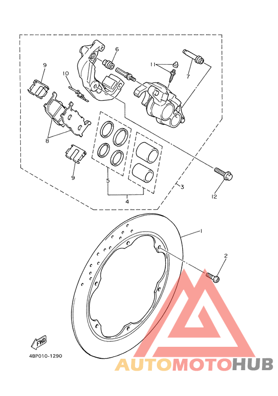 Передний суппорт