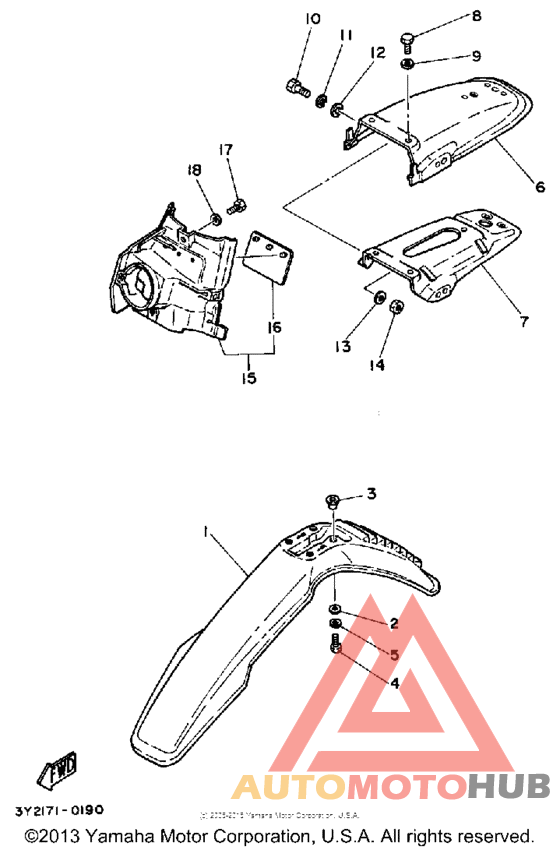 Front fender - rear fender