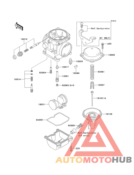 Карбюратор в разборе