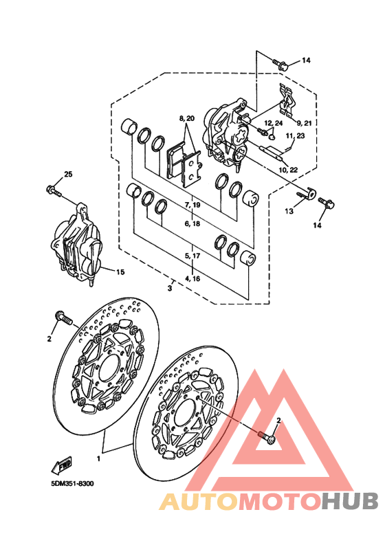 Передний суппорт