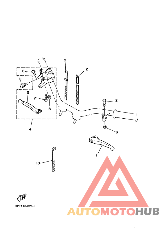 Handle switch. lever