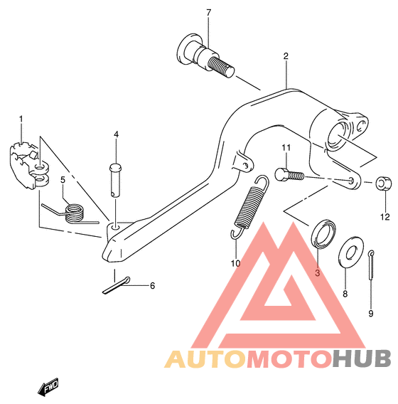 Передний суппорт