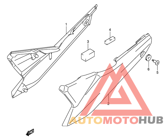 Обтекатель задний