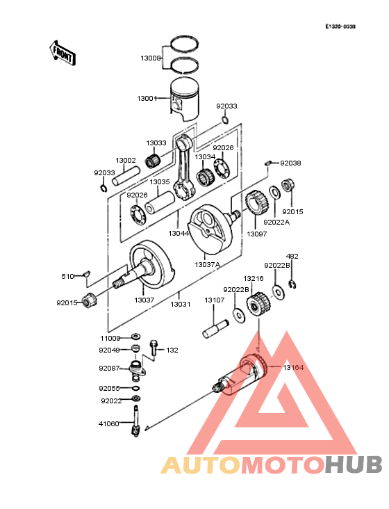 Crankshaft/piston