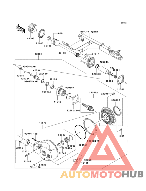 Drive shaft/final gear(1/2)