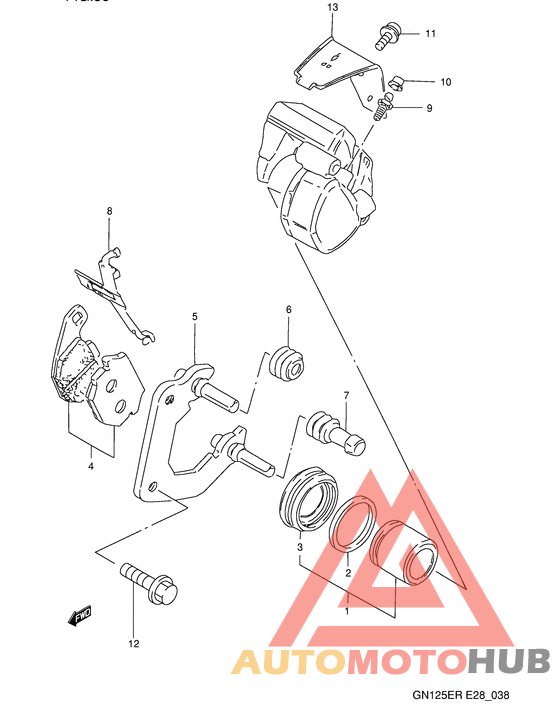 Передний суппорт