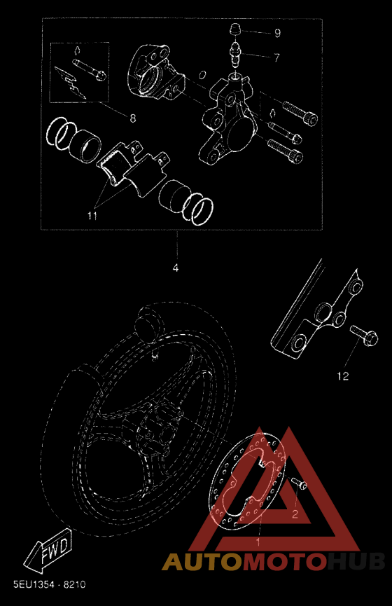Передний суппорт
