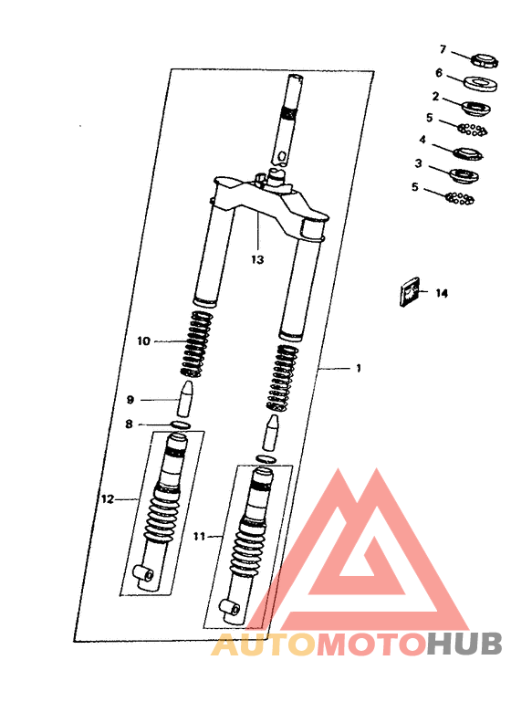 Передняя вилка