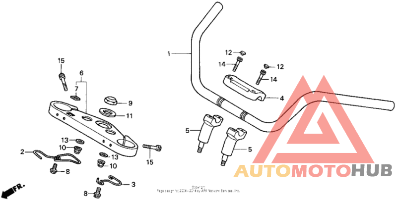 Handlebar + top bridge