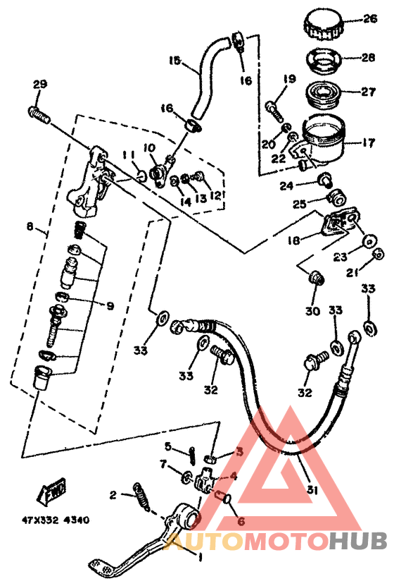 Задний торм цилиндр