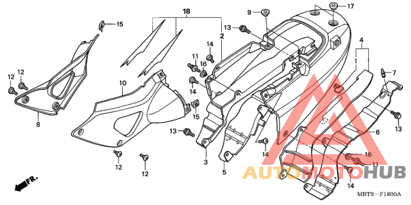 Seat cowl/side cover