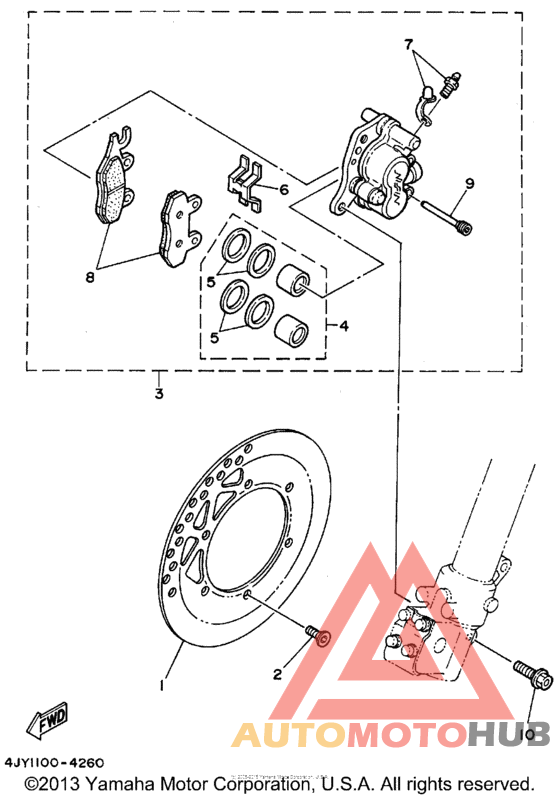 Передний суппорт