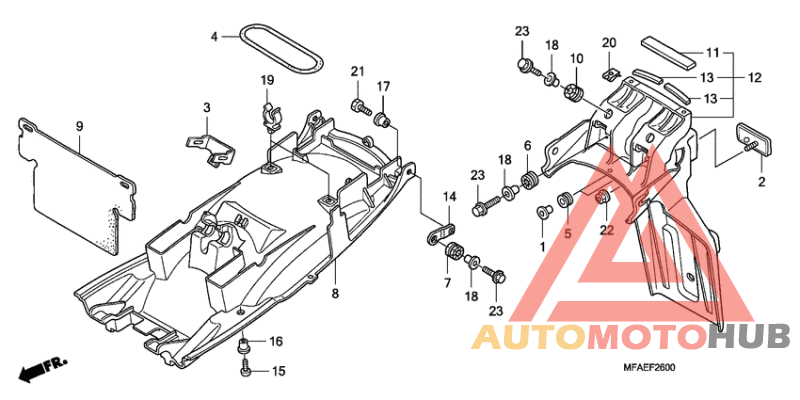 Заднее крыло