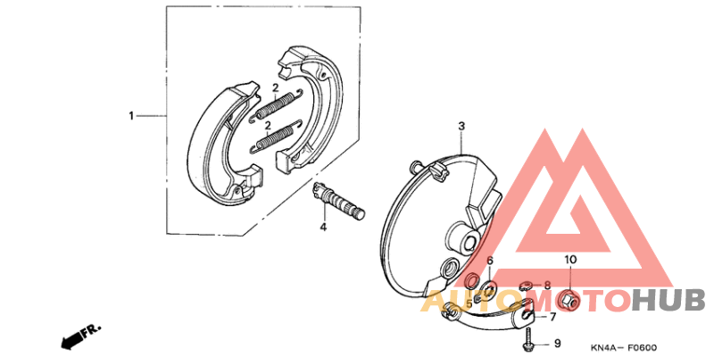 Передний тормоз