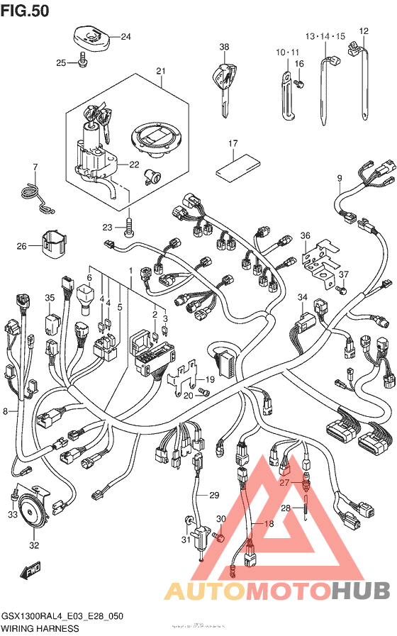 Wiring Harness (Gsx1300Ral4 E03)