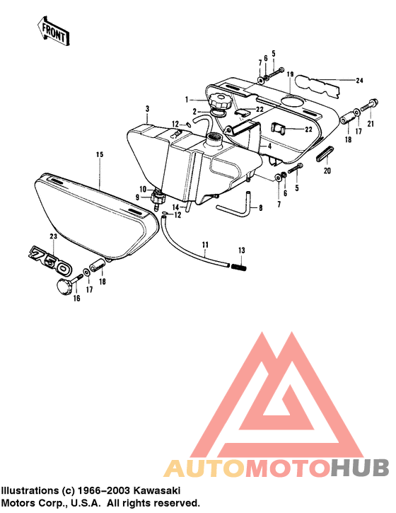 Side covers/oil tank