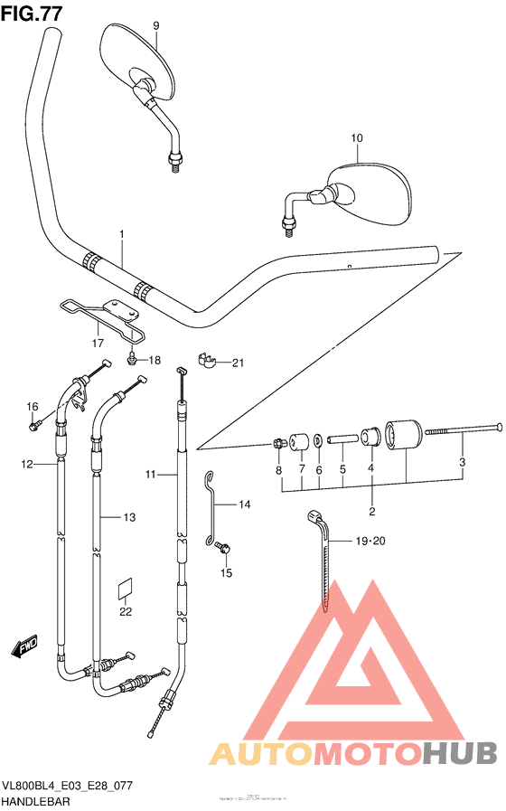 Handlebar (Vl800Bl4 E03)