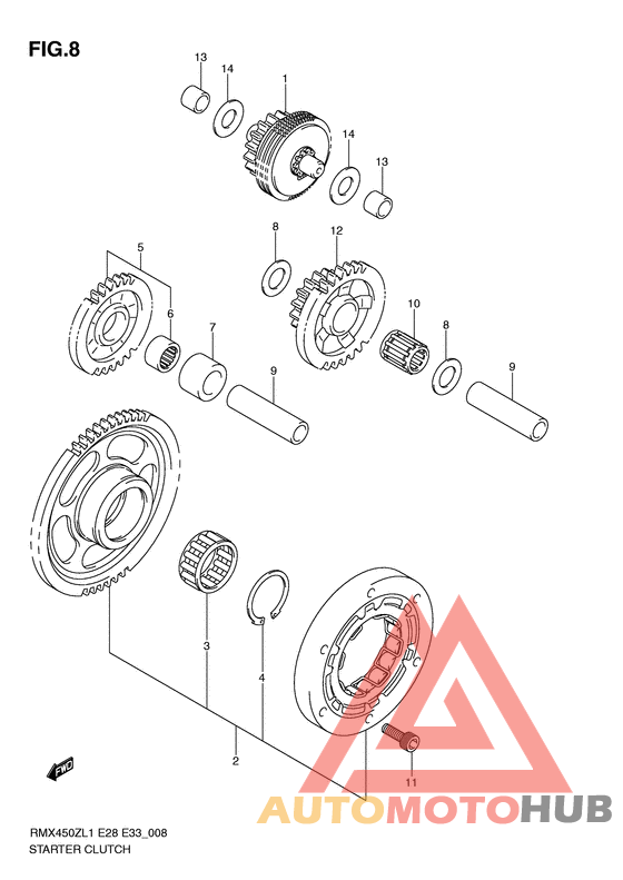 Муфта стартера