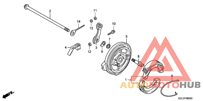 Задний тормоз