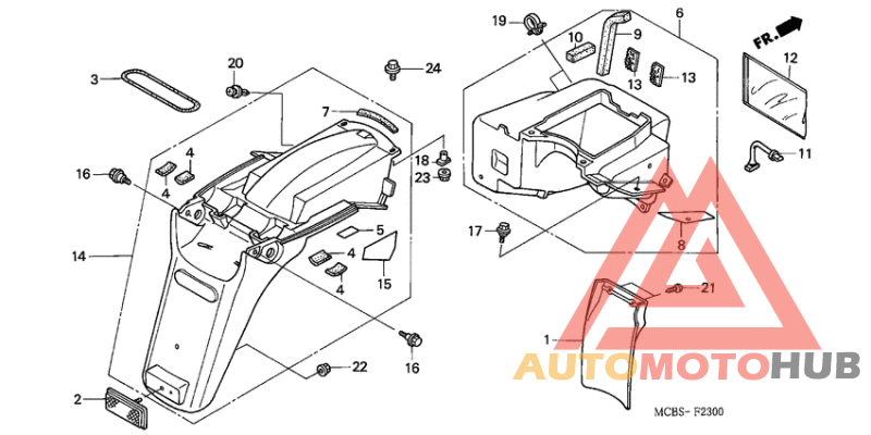 Заднее крыло