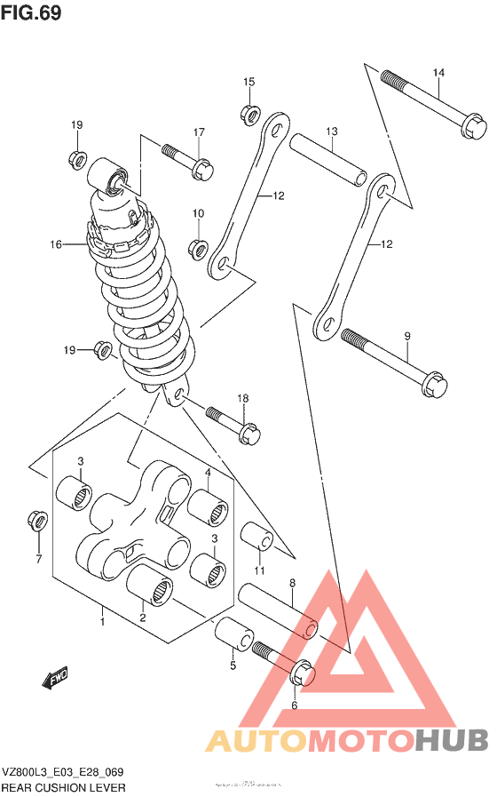 Rear Cushion Lever (Vz800L3 E03)