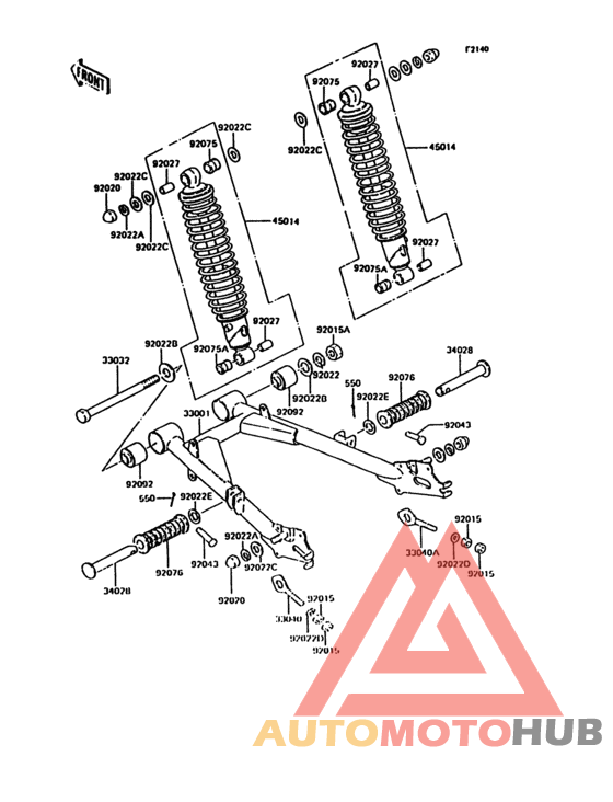Swingarm/shock absorber