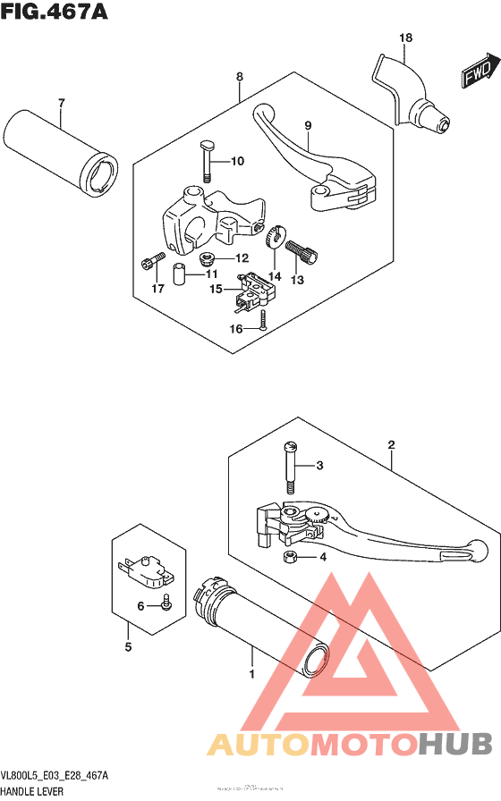Handle Lever (Vl800L5 E03)
